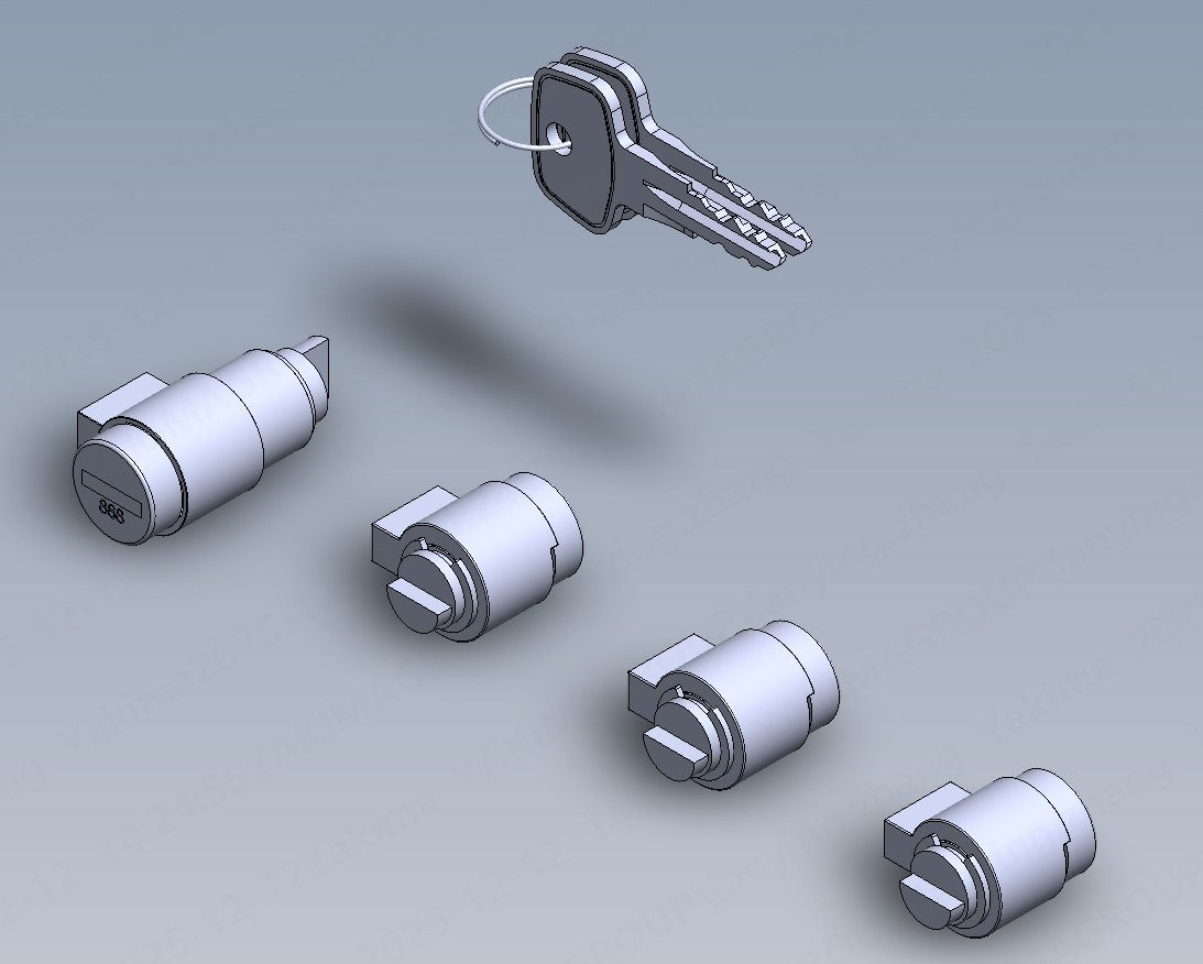 CK - Lock with 2 keys (new lock) – Yakima EU